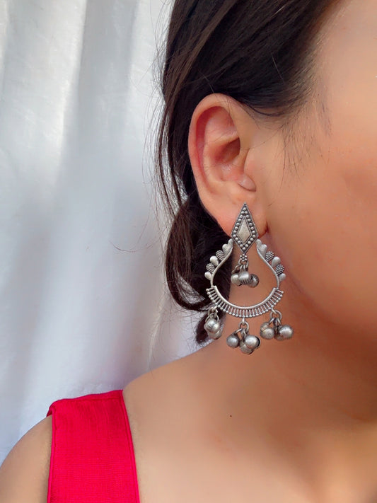 Alaya Ghungroo Stud Earrings
