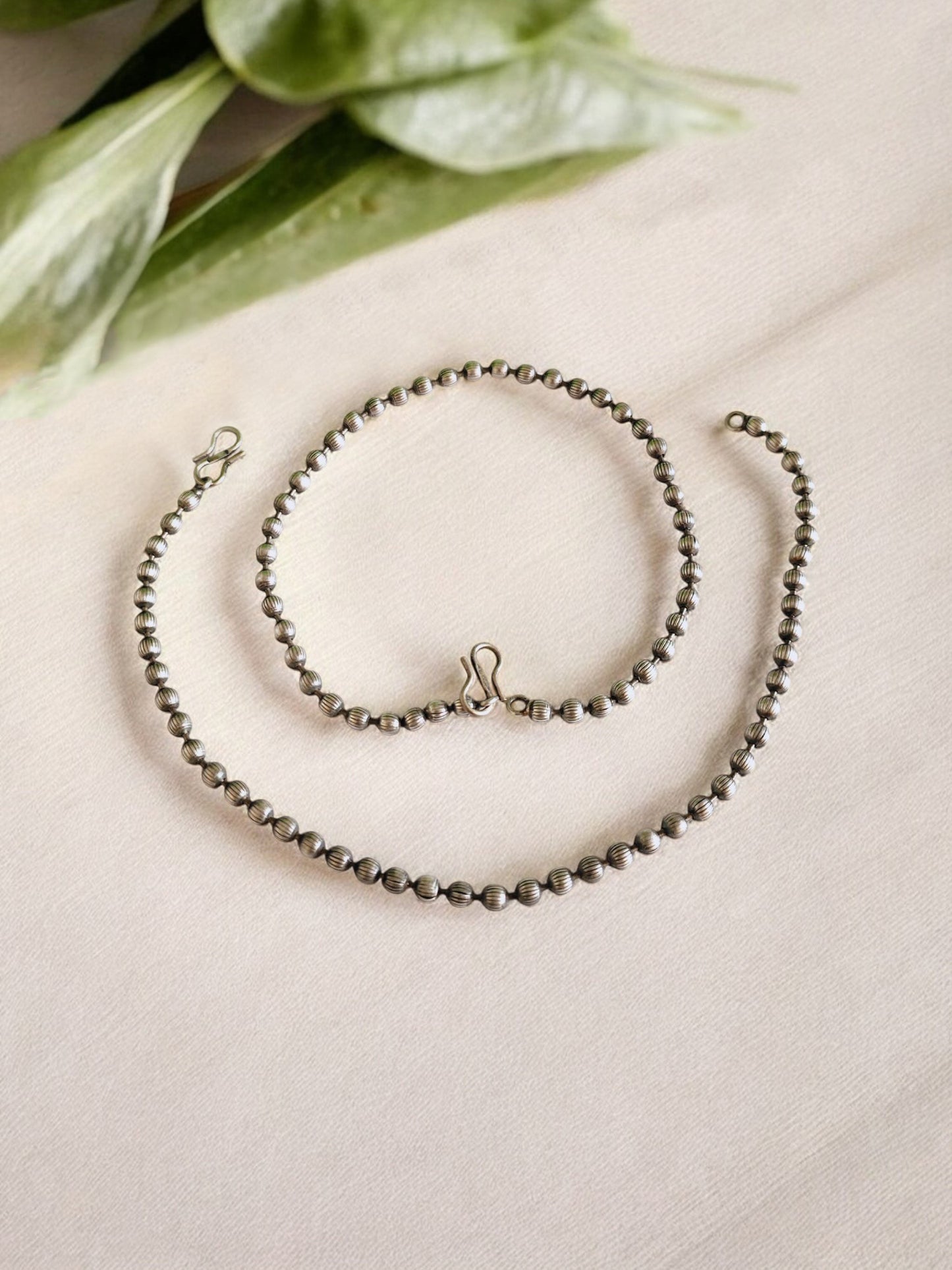 Charulata Oxidized Silver Brass Anklets