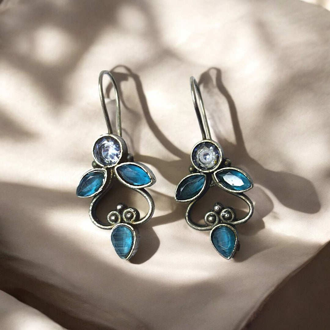 Monalisa Stone Hook Earrings