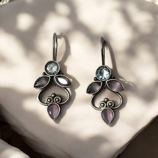 Monalisa Stone Hook Earrings