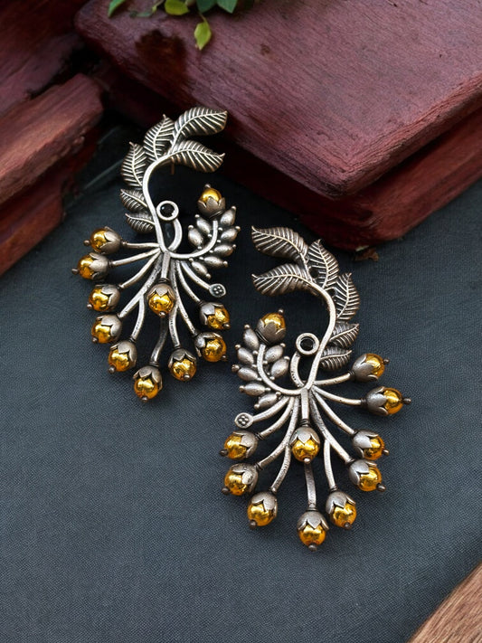 Kashvi Dual Tone Stud Earrings