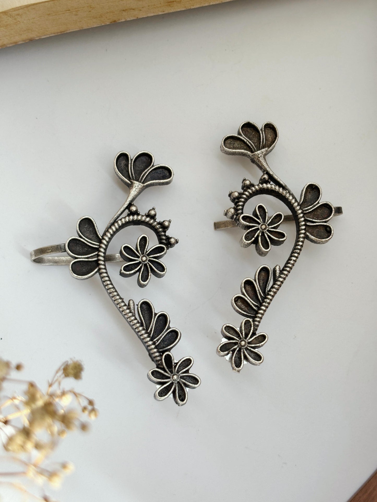 Nalada Earcuff – Clip-On Bugadi Oxidized Earrings