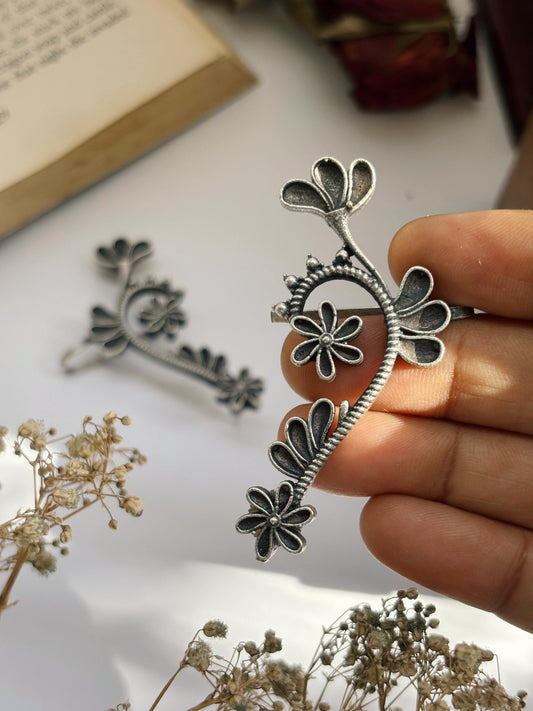 Nalada Earcuff – Clip-On Bugadi Oxidized Earrings