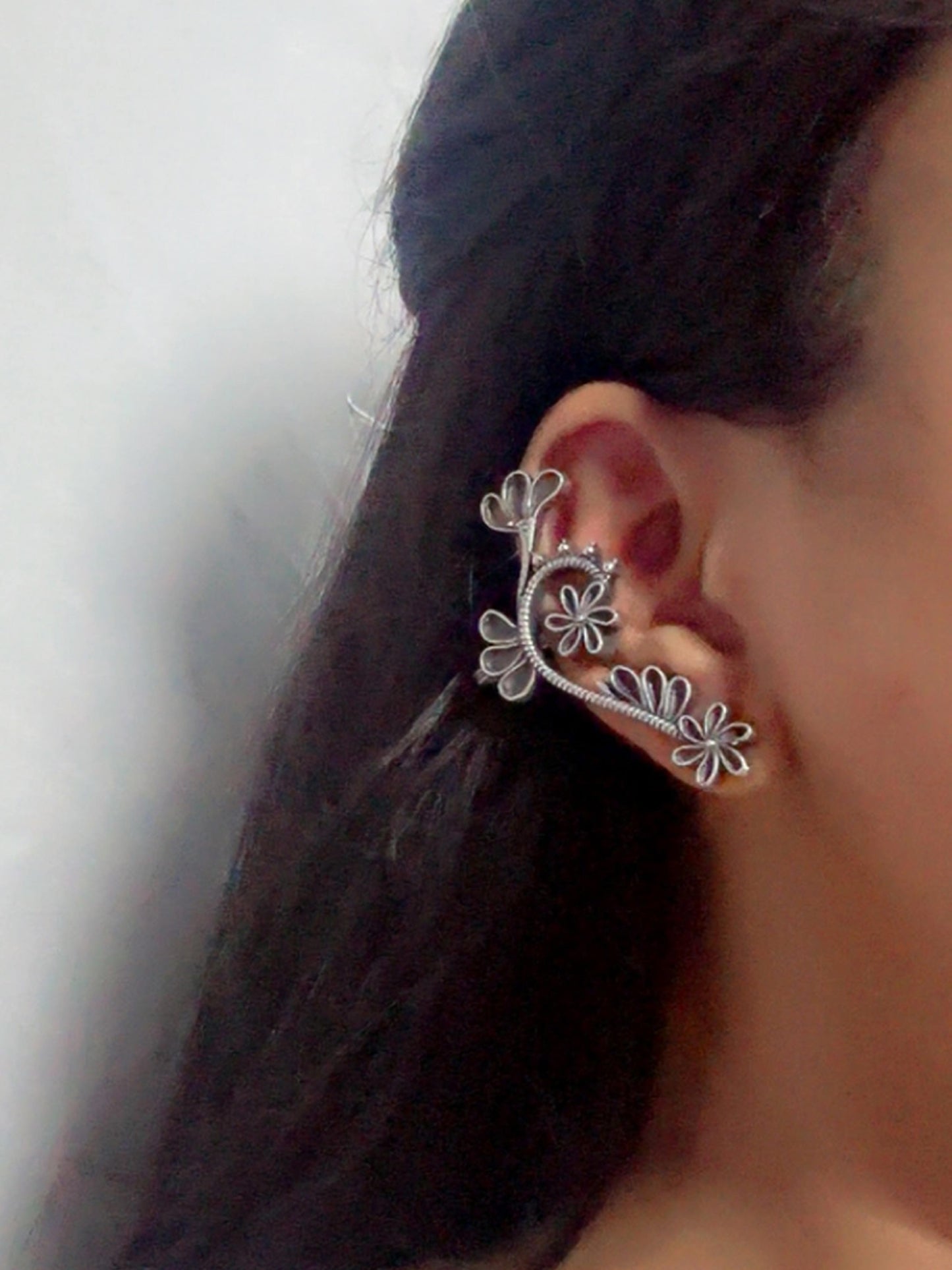 Nalada Earcuff – Clip-On Bugadi Oxidized Earrings