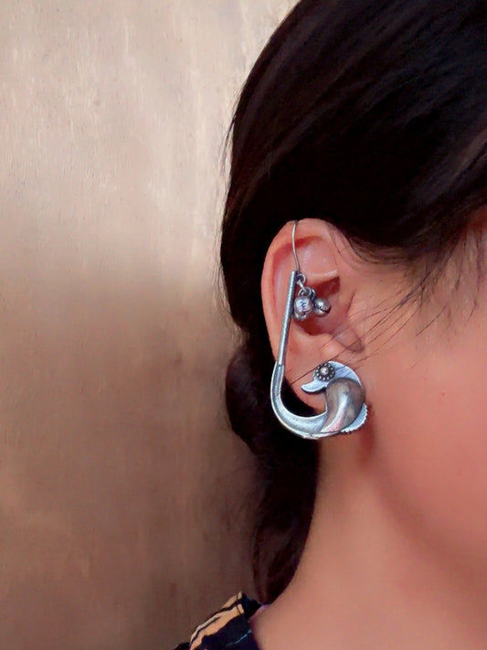 Paakhi Earcuffs Ghungroo Earrings