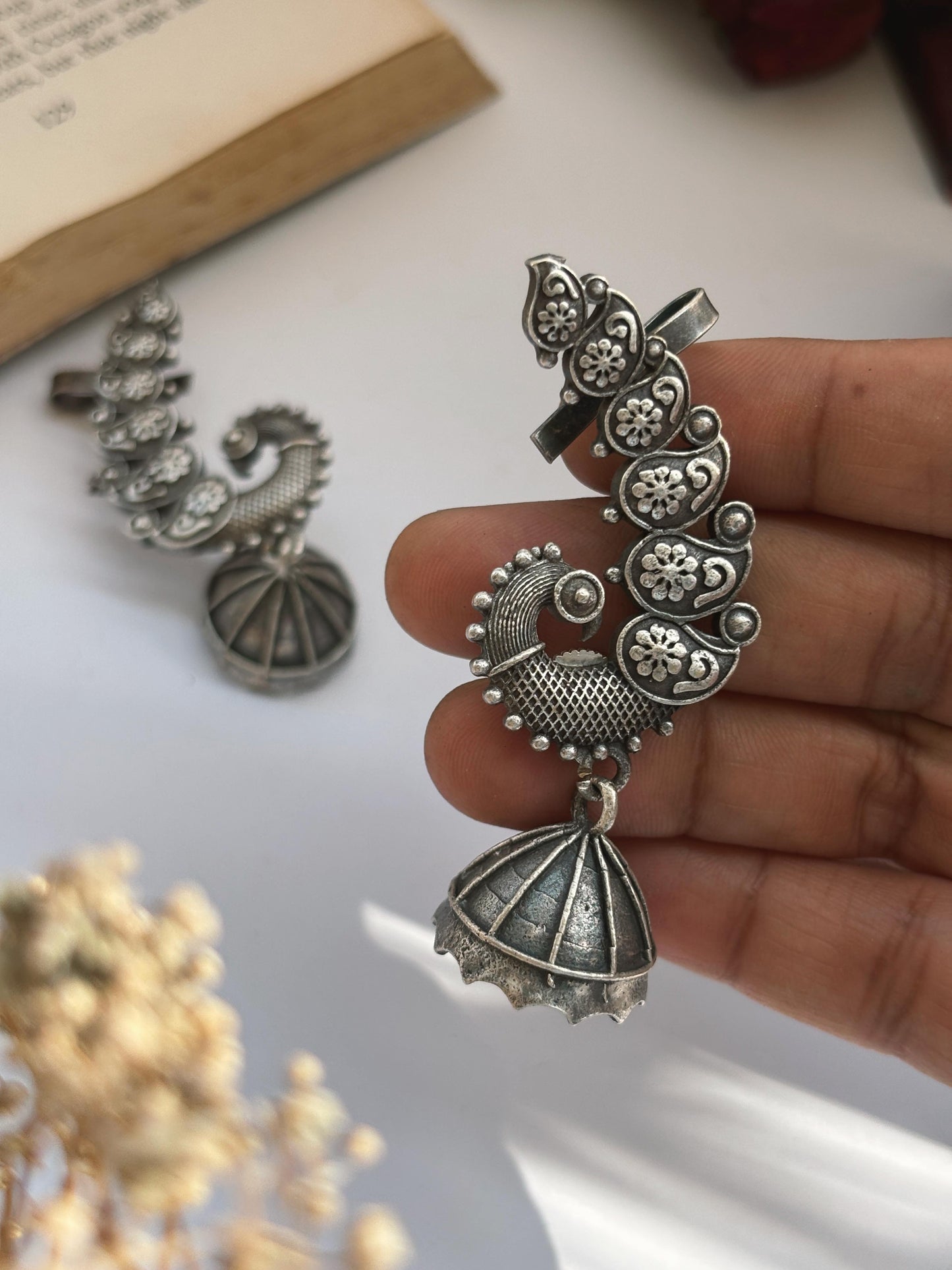 Pekham Earcuff Jhumka – Clip-On Bugadi Earrings