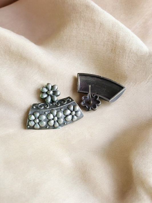 Phulwari Oxidized Stud Earrings
