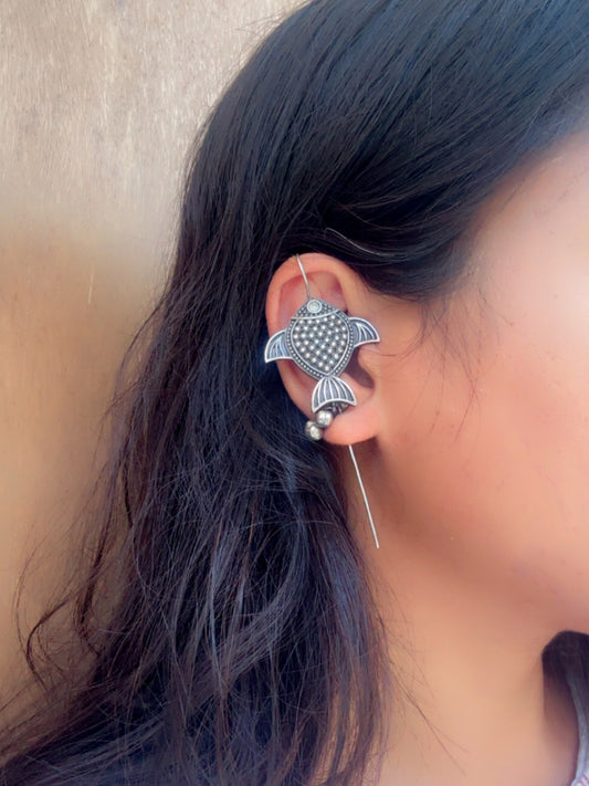 Quirky Piranha – Ghungroo Bugadi Sui Earcuffs
