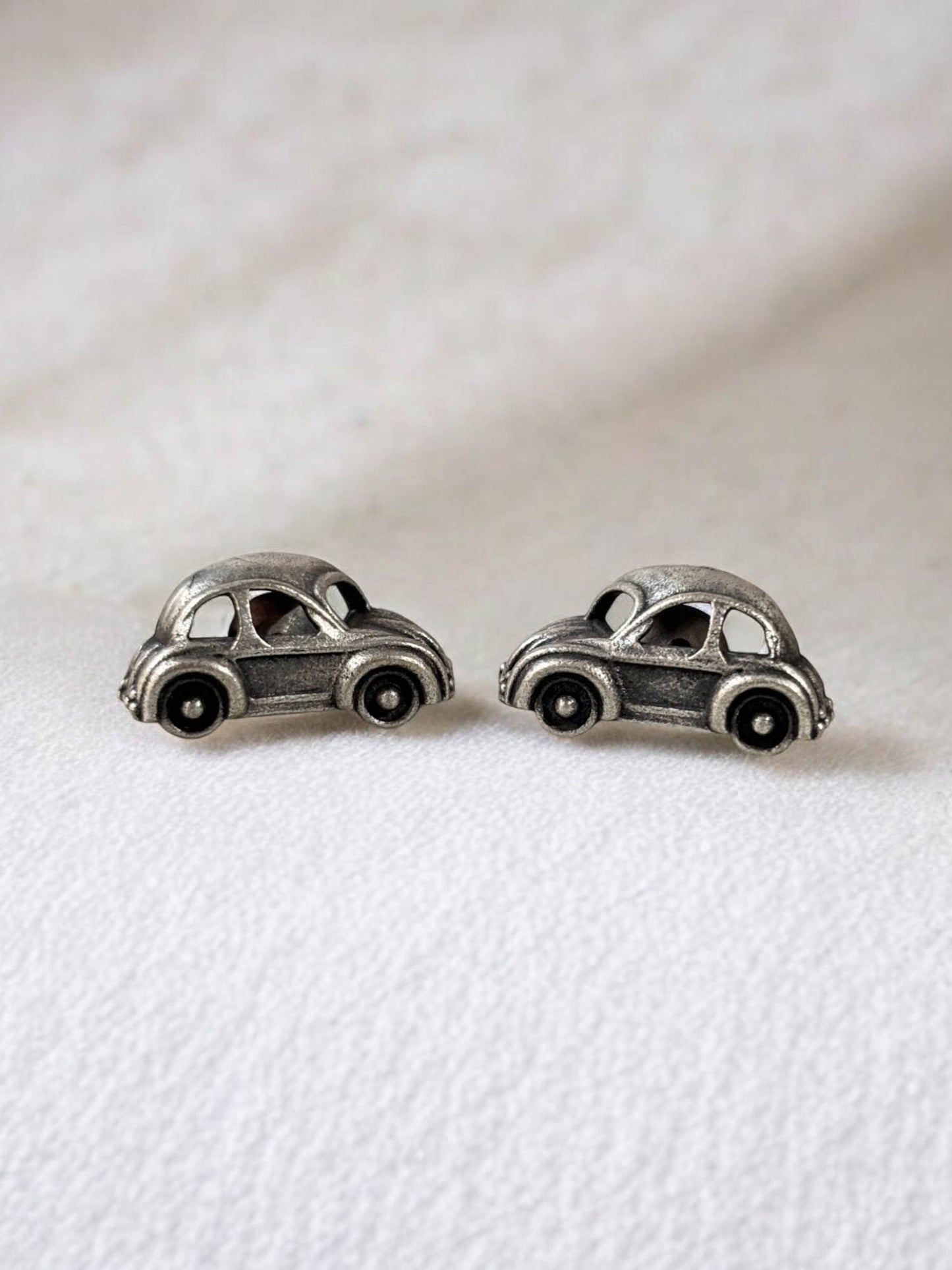 Quirky Car Oxidized Studs Earrings