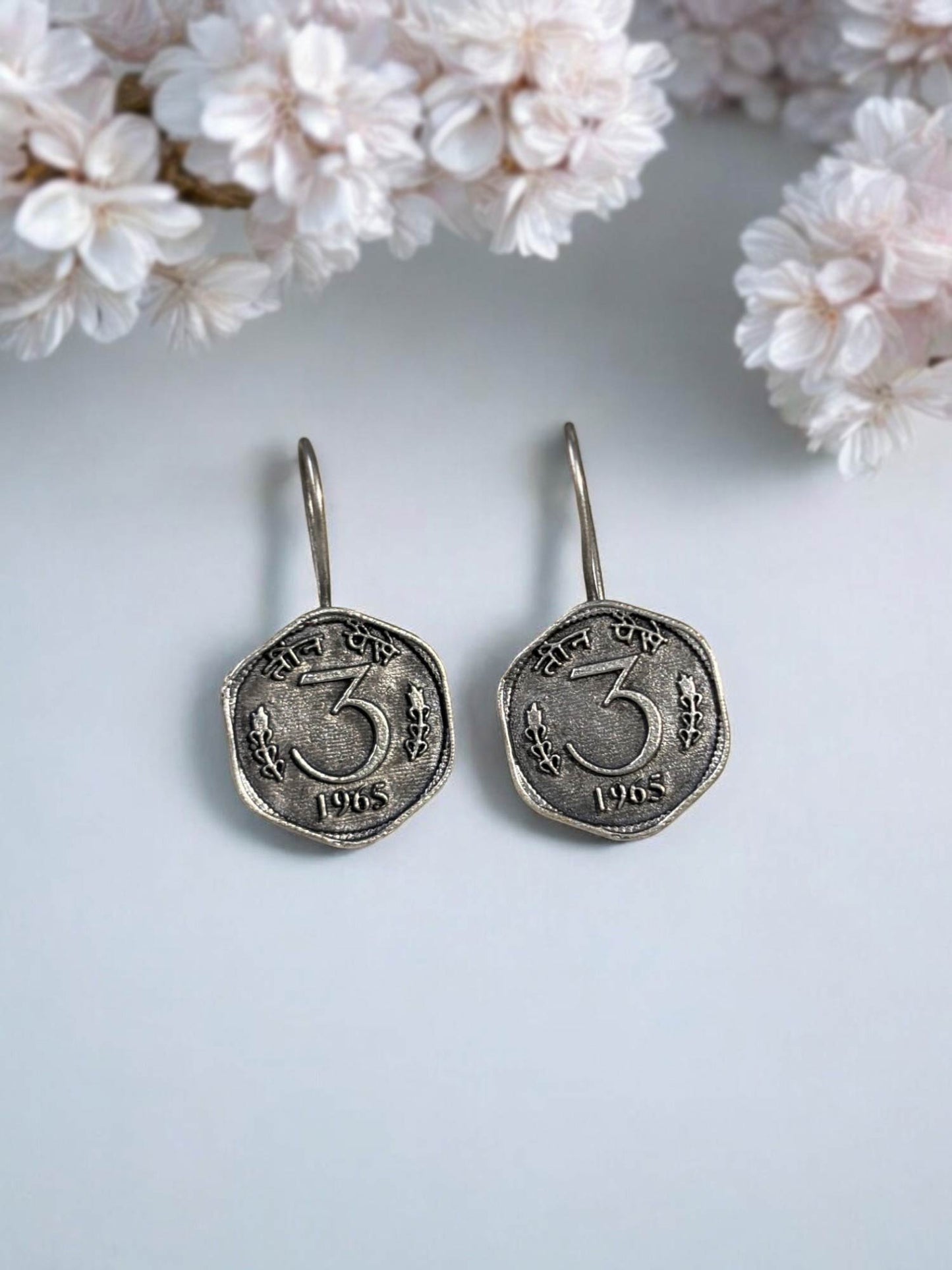 Quirky Teen Paisa Oxidized Hook Earrings