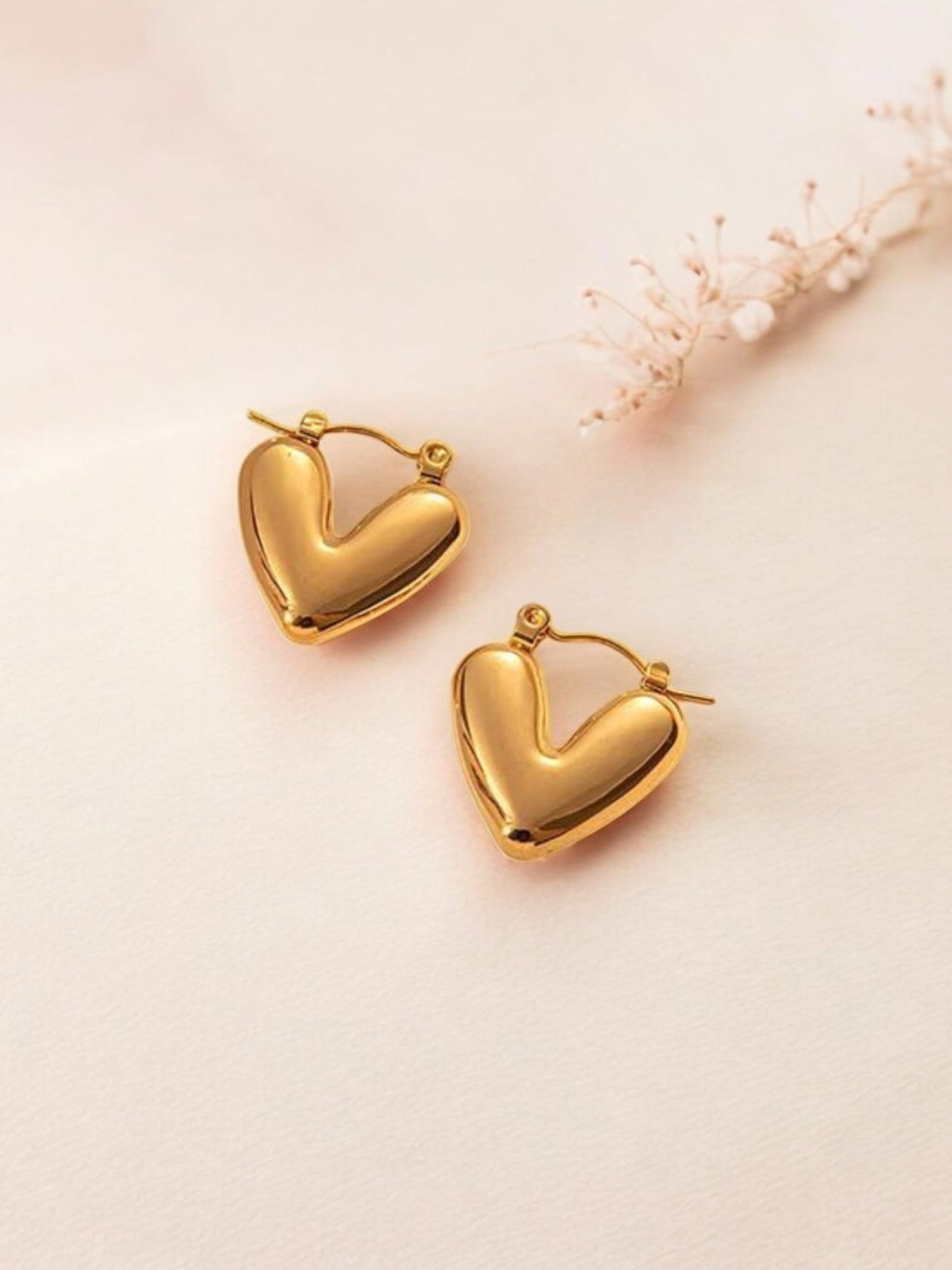 Dil Dangle Anti-Tarnish 18K Gold Plated Earrings