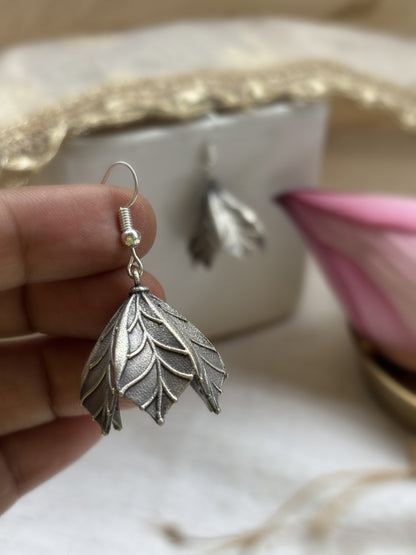 Quirky Chameli Silver Hook Earrings