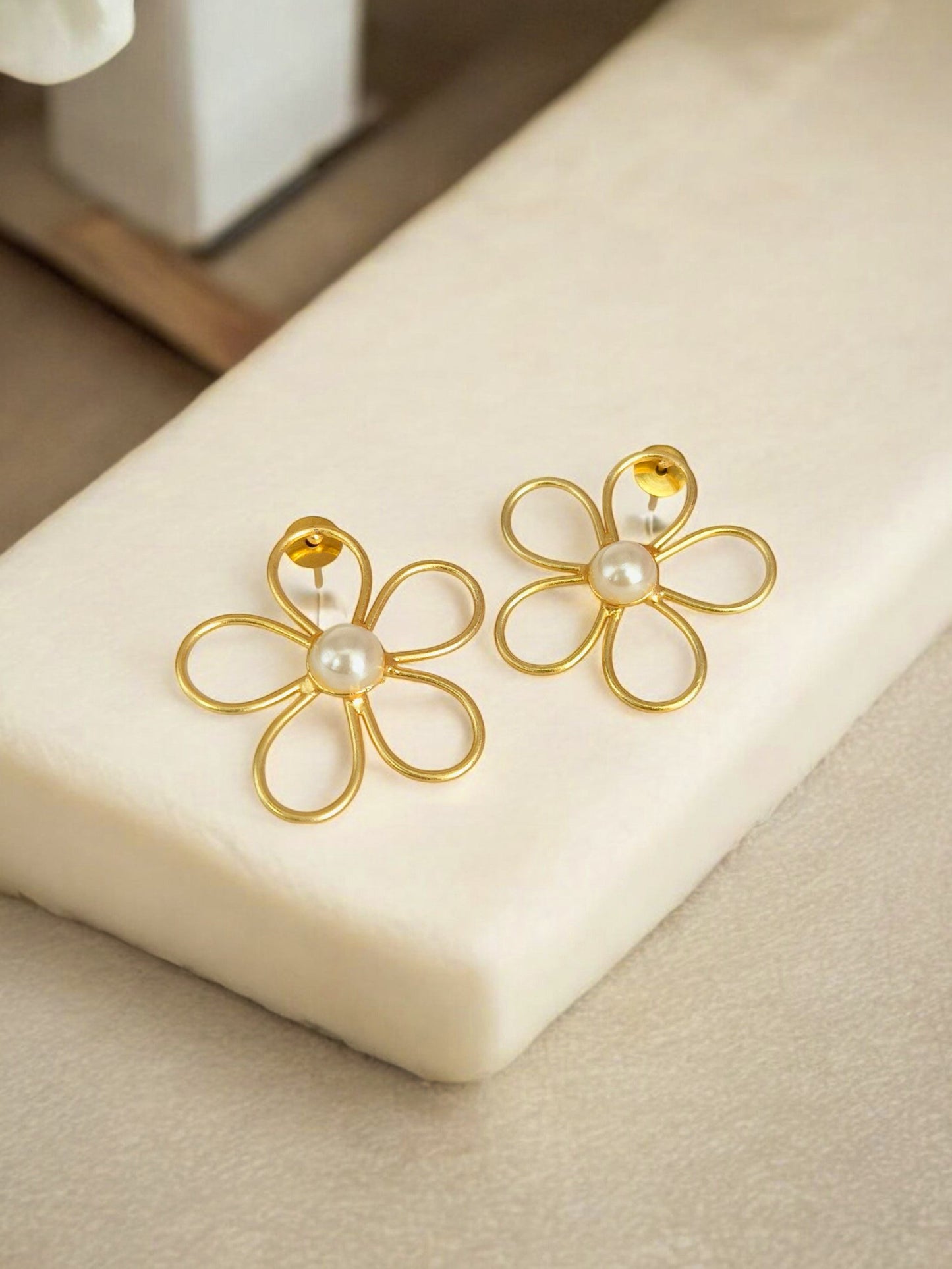 Forget Me Not –Anti Tarnish Stud Earrings