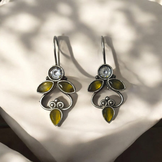 Monalisa Stone Hook Earrings