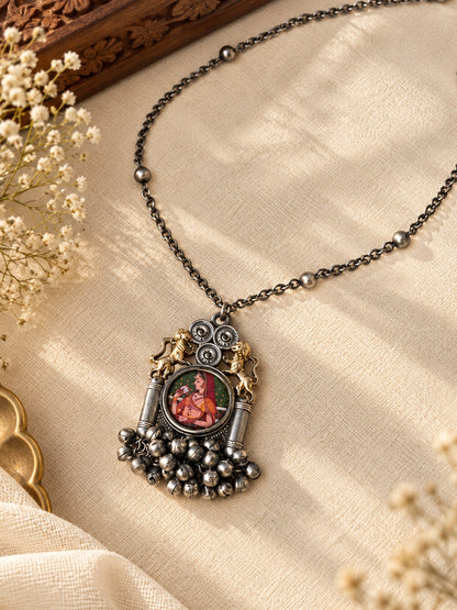 Mallika Handpainted Ghungroo Long Neckchain