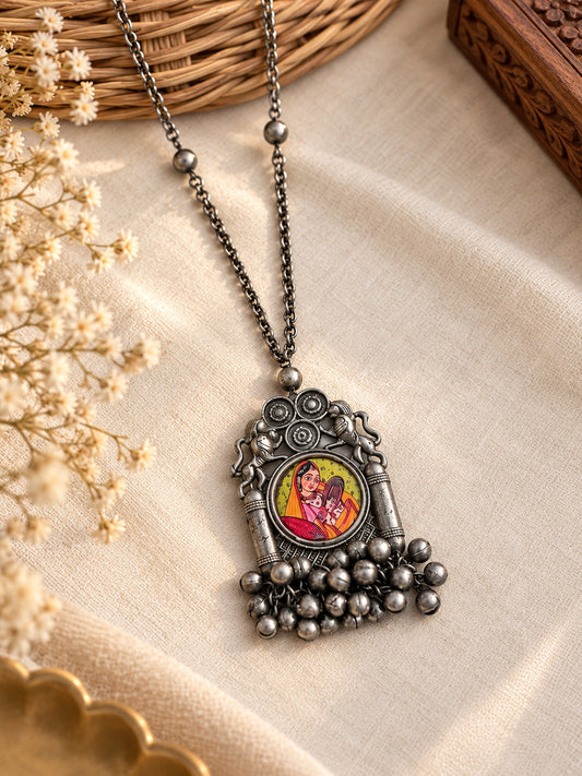 Mallika Handpainted Ghungroo Long Neckchain