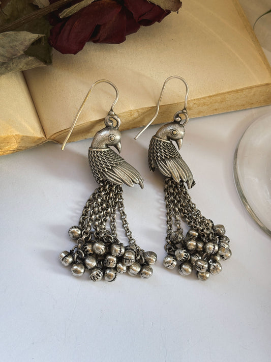 Masakali Chain Ghungroo Hook Earrings