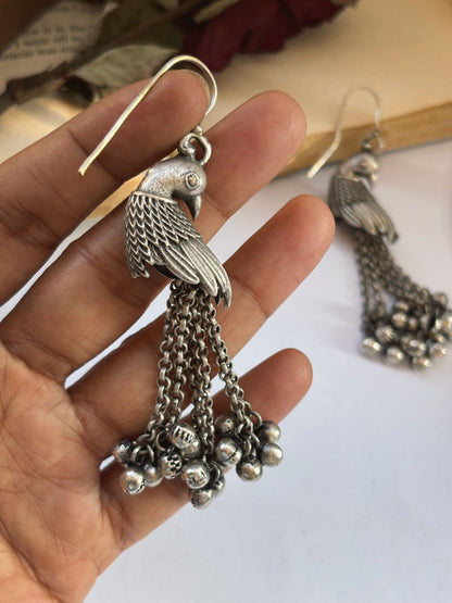Masakali Chain Ghungroo Hook Earrings