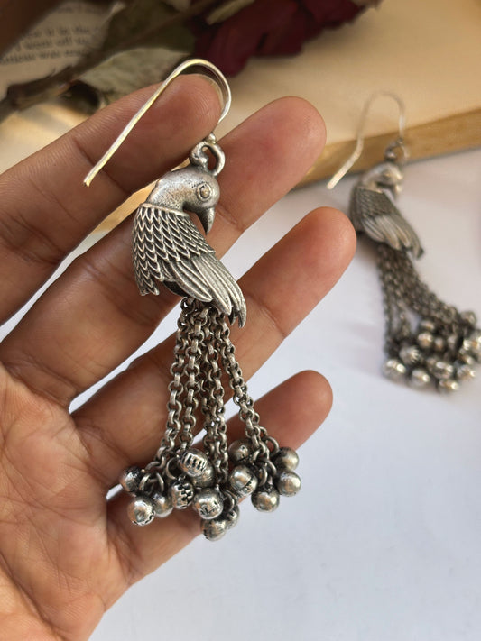 Masakali Chain Ghungroo Hook Earrings