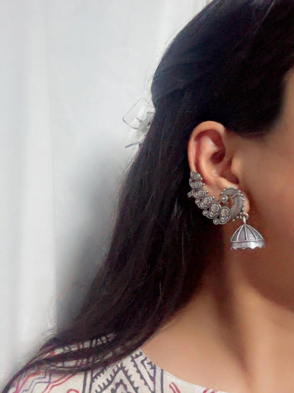 Pekham Earcuff Jhumka – Clip-On Bugadi Earrings