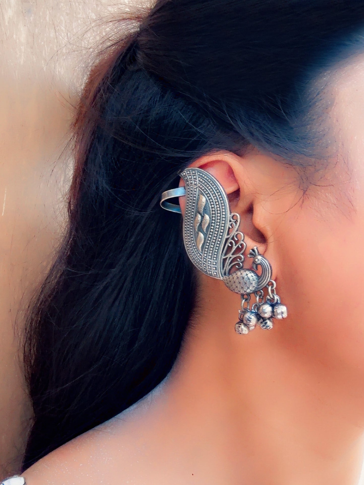 Pihu Ghungroo Bugadi Earcuff Studs Earrings