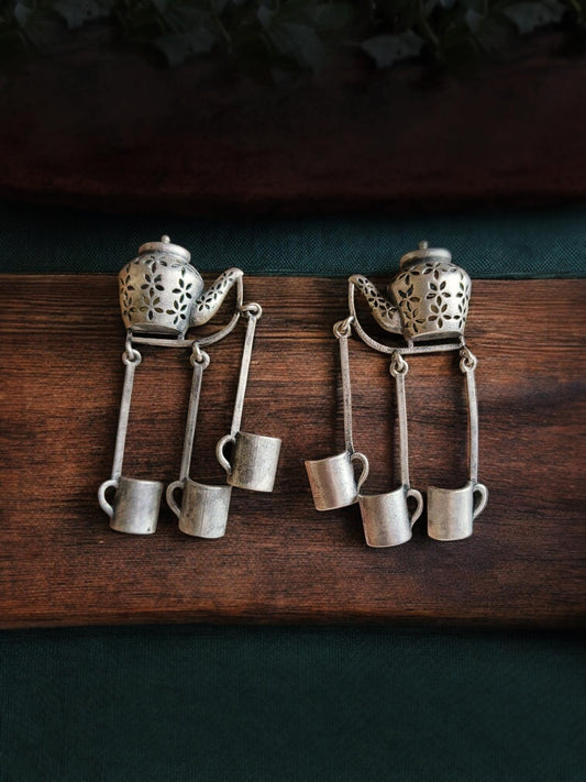 Quirky Chai Shai – Tea Lovers Dangle Earrings