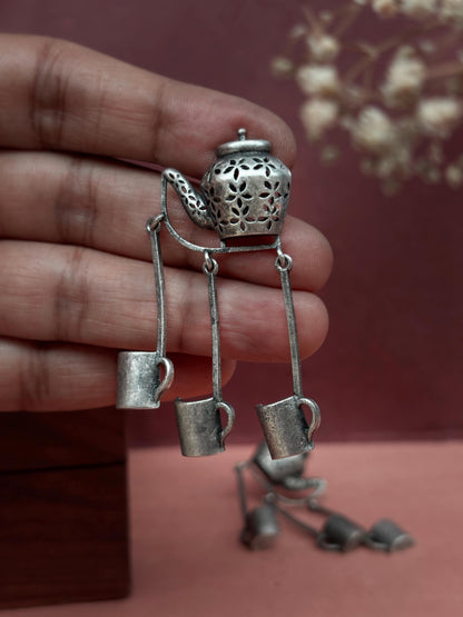 Quirky Chai Shai – Tea Lovers Dangle Earrings