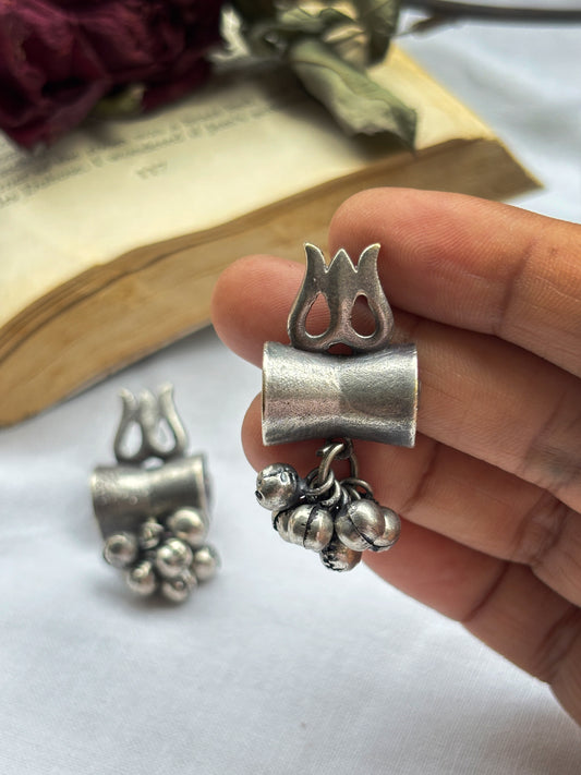 Trishala Ghungroo Stud Dangle Earrings